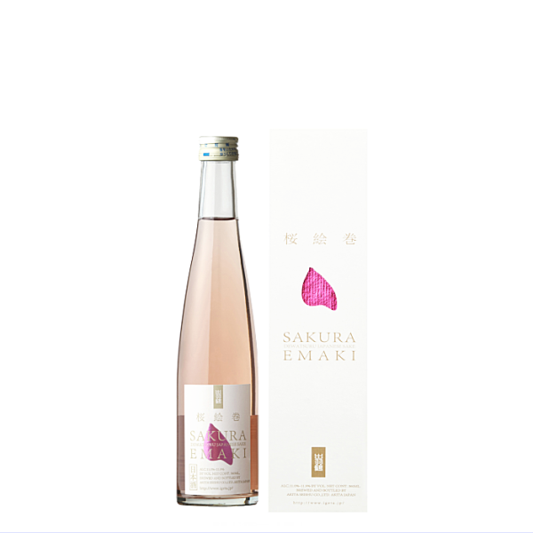 出羽鶴　桜絵巻 360ml