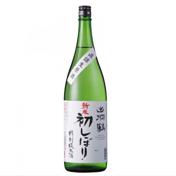 出羽鶴限定酒　純米新酒生 新米初しぼり 1800ml