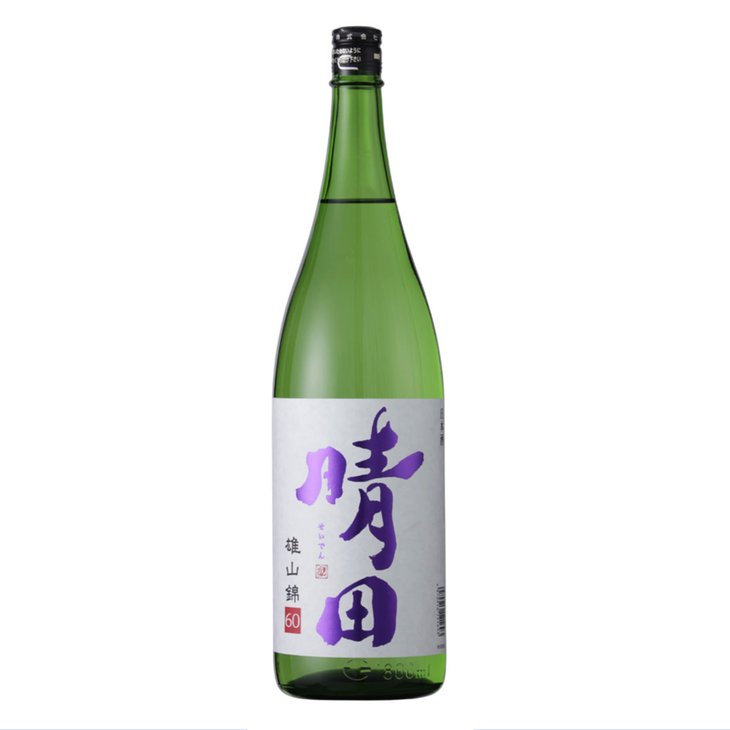 晴田　限定流通品 純米酒 雄山錦60 1800ml