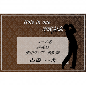 オリジナルラベル日本酒 ゴルフ ホールインワン記念 a007ho