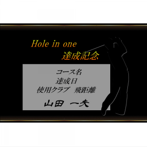 オリジナルラベル日本酒 ゴルフ ホールインワン記念 b003ho