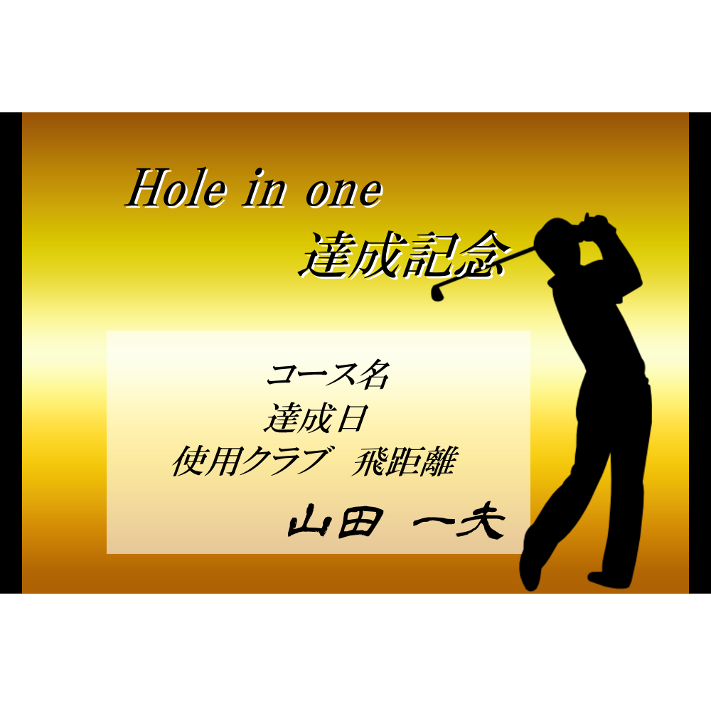 オリジナルラベル日本酒 ゴルフ ホールインワン記念 k002ho