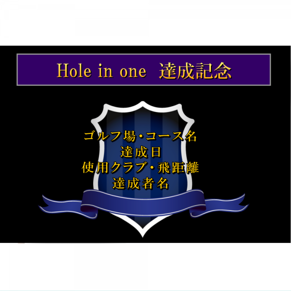 オリジナルラベル日本酒 ゴルフ ホールインワン記念 s002ho