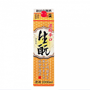 北鹿　濃厚辛口きもとパック（普通酒）2000ml