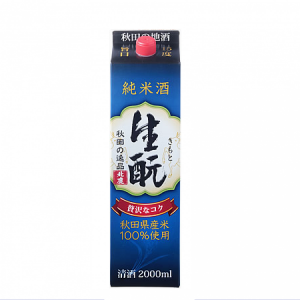 北鹿　純米酒きもとパック（普通酒）2000ml
