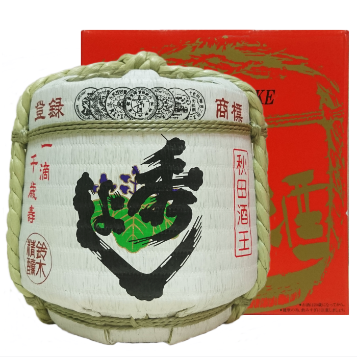 秀よし　ミニチュア樽 本醸造 (1800ml)
