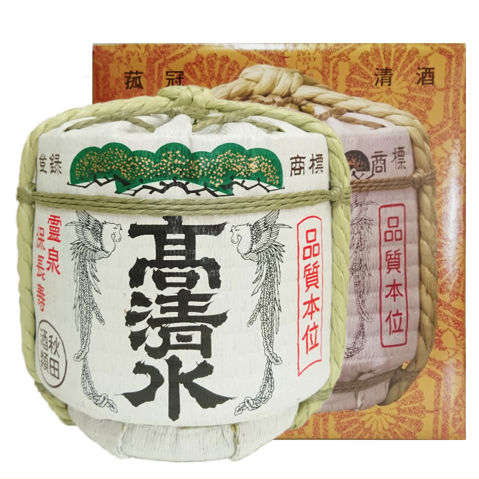 高清水　ミニチュア樽 上撰本醸造 (3600ml)