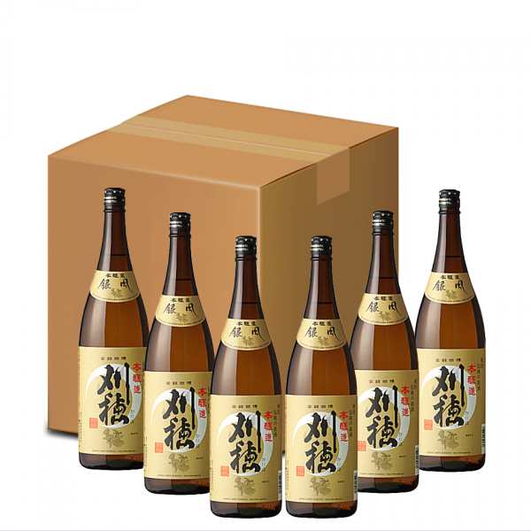 刈穂　本醸造 銀風 1800ml×6本