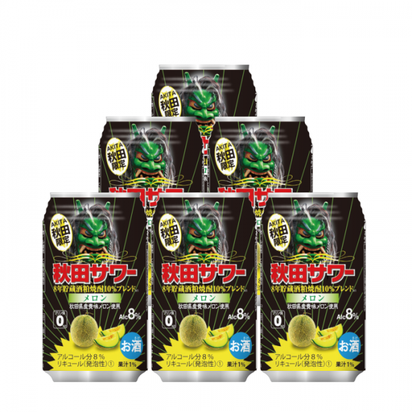 秋田サワー　メロン 350ml×6本