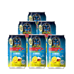 秋田サワー　塩レモン 350ml×6本