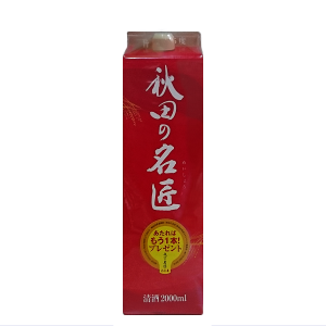 秋田県醗酵工業㈱　秋田の名匠 普通酒パック 2000ml