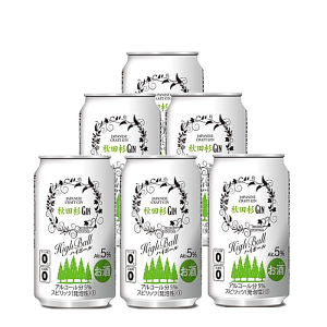 秋田杉ＧＩＮハイボール 350ml×6本