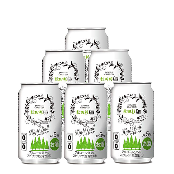 秋田杉ＧＩＮハイボール 350ml×6本