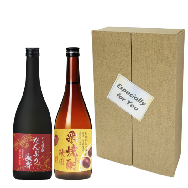 秋田県醗酵　焼酎 飲みくらべギフトセット 720d