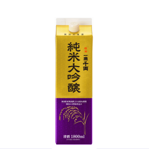 秋田県醗酵工業㈱　一滴千両 純米大吟醸パック 1800ml